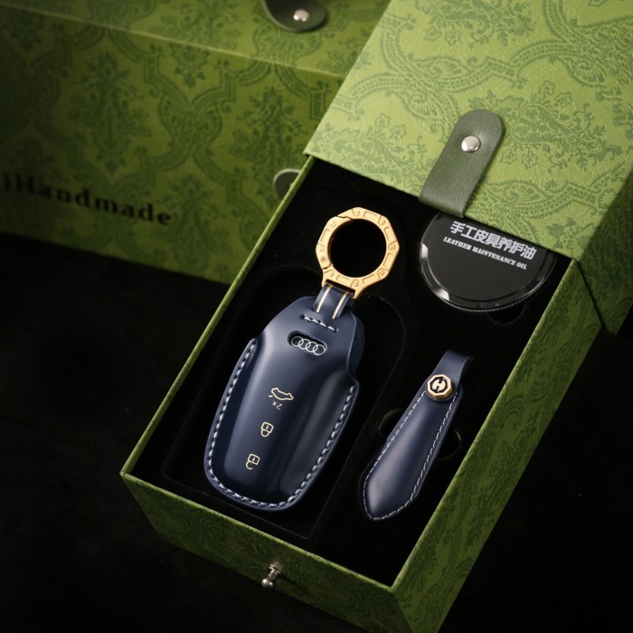 เหมาะสําหรับ 25 Audi A5L/A6L E-tron Key Cases Q6L E-tron รถหนังกรณีขั้นสูง