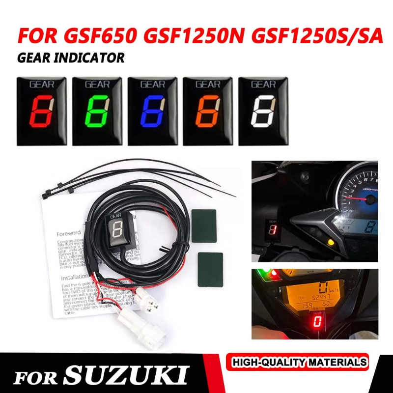 Motorcycle 1-6 Speed Gear Indicator For Suzuki TL1000R TL1000S TL 1000S 1000R 1998 1999 2000 2001 2