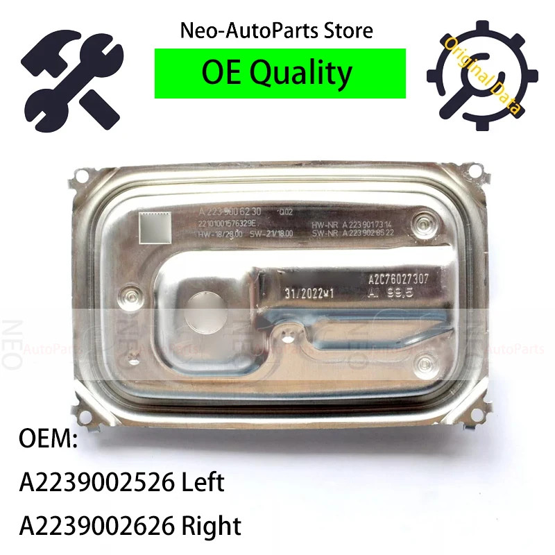 A2239002526 OE Quality Left/Right LED Headlight Control Module For Mercedes Benz W206 W223 W295 C S