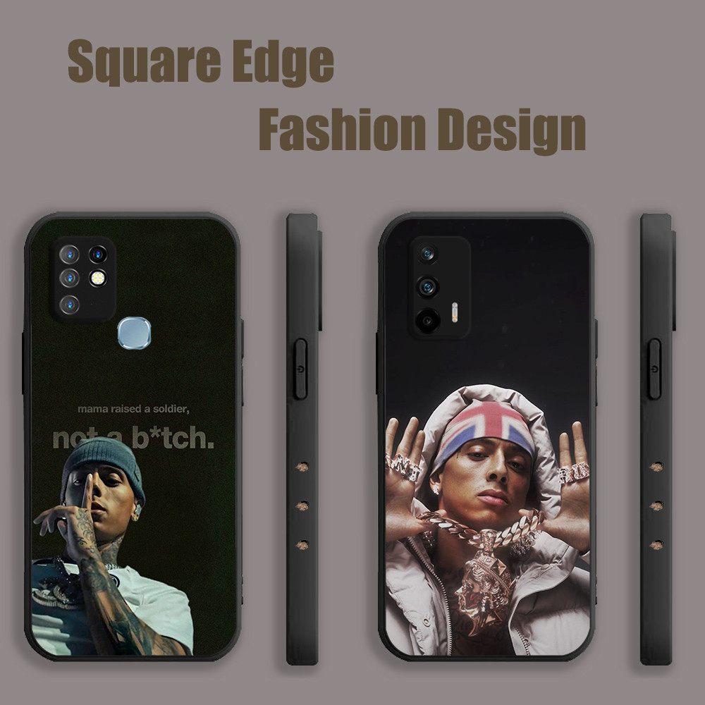 เคสสําหรับ iPhone 17 PRO MAX 17 AIR Central Cee โปสเตอร์ออกแบบ FRX02 เคสโทรศัพท์ขอบสี่เหลี่ยม