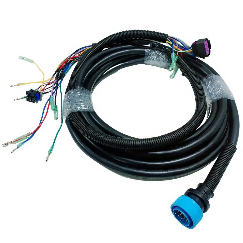 For Mercury outboard remote control box 881,170A13 control harness 16.5FT 14 pin 896536T02