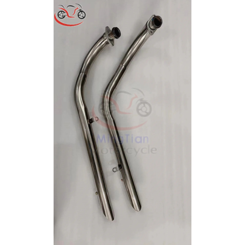 For Kawasaki Vulcan VN 400/800 Double Tail Pipe VN400 VN800 Motorcycle Modified Exhaust Pipe Noise