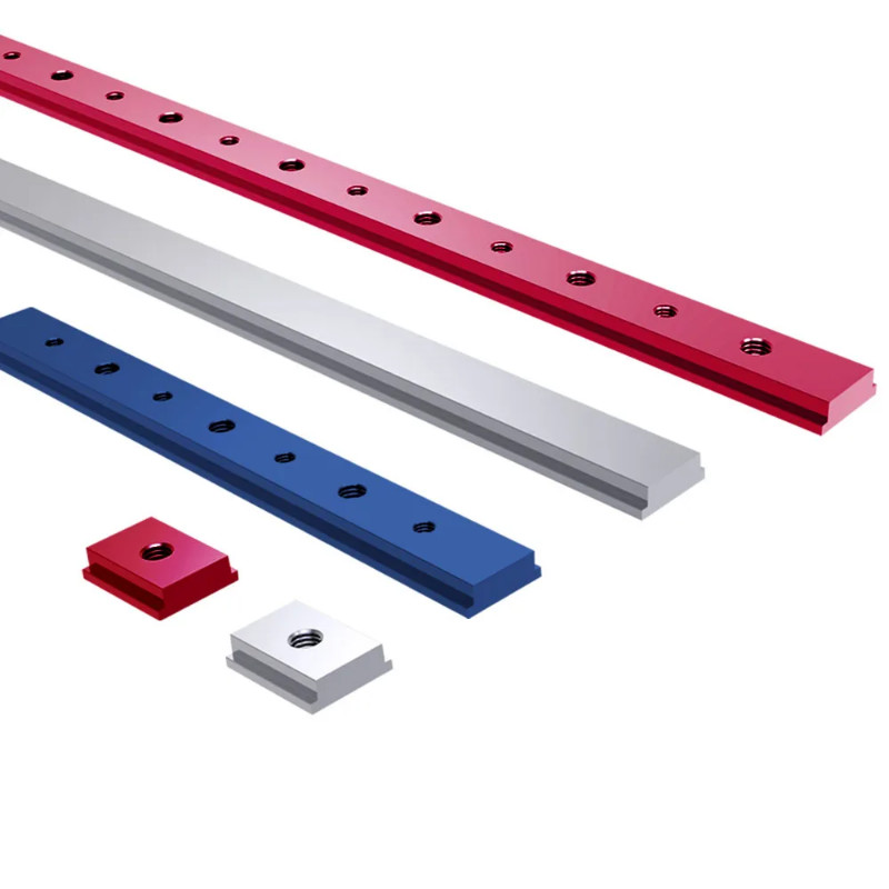 T-track Slider Bar Aluminum Alloy Miter Bar Slider Table Saw Gauge Rod T Slot Miter Track T Screw F