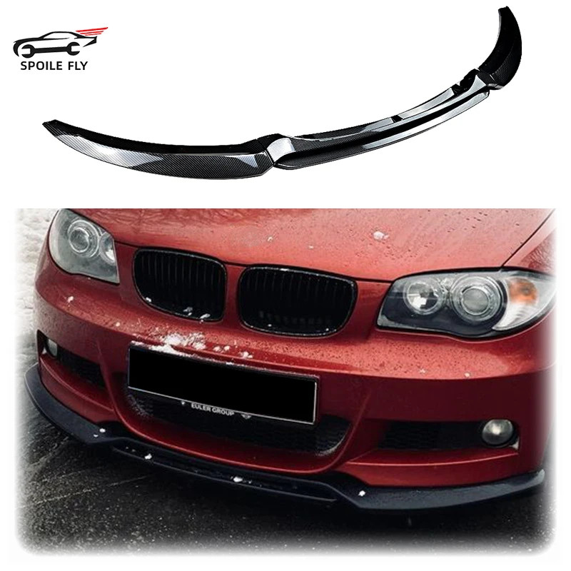 For BMW 1 Series E82 E88 118i 120i 120d 123d 125i 125se 128i 135i 2007-2013 Front Bumper Lip Splitt