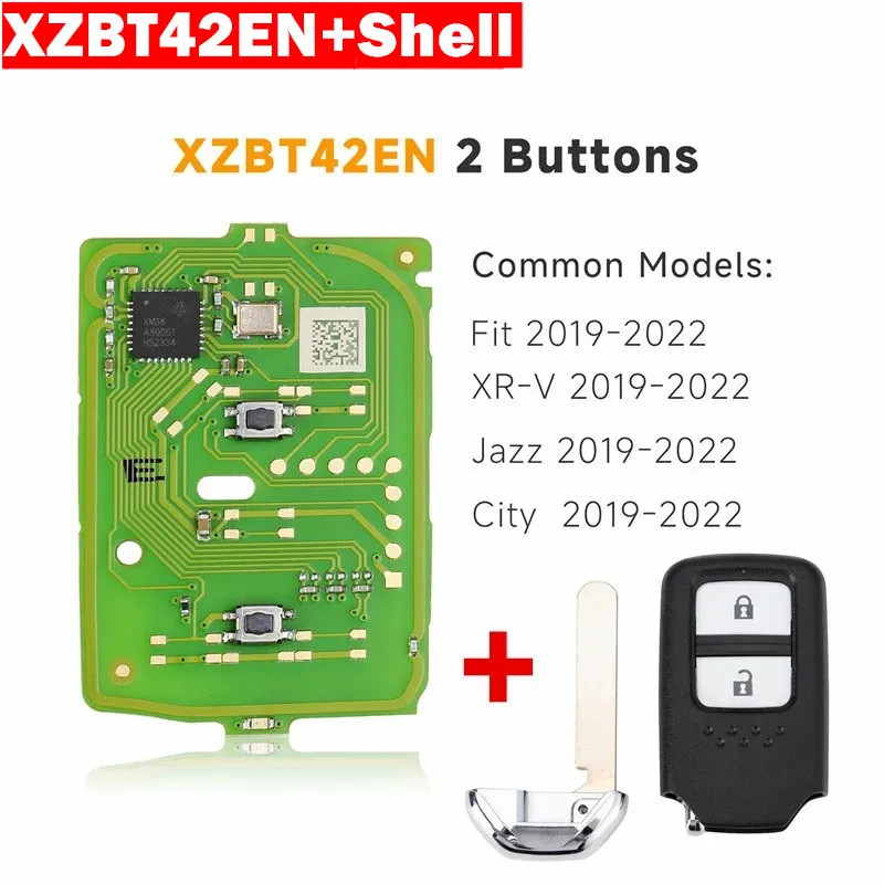 Xhorse XZBT42EN Special Remote PCB 2 Buttons Only for Honda Fit/ XR-V/ Jazz/ City 2019-2022 and 2 B