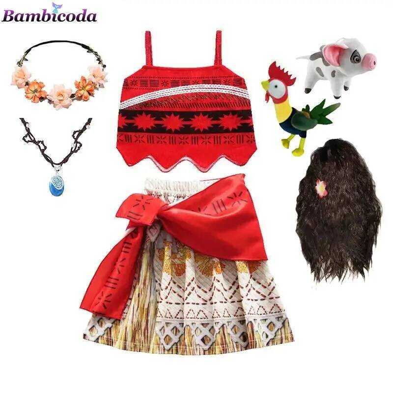 C Moana Christmas Costume Princess Dress Moana Girls Party Costume Dresses Girl Party Dresses Carni