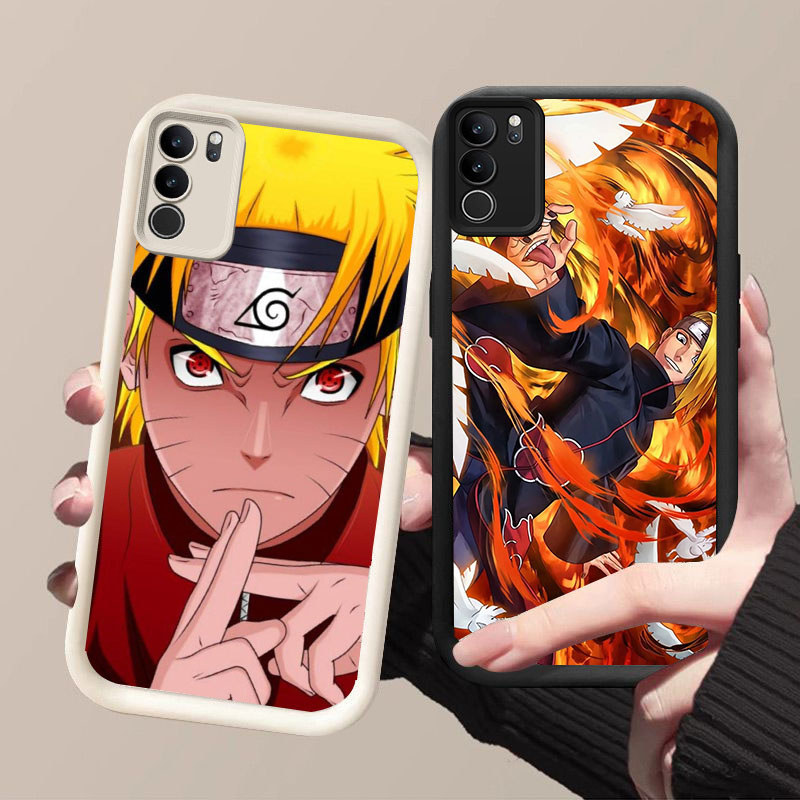 HK-62 Naruto Itachi UchihaปลอกกันกระแทกสําหรับสีดําและสีขาวซิลิโคนVIVO Y19S V40 V50 Y200 Y300 Lite P