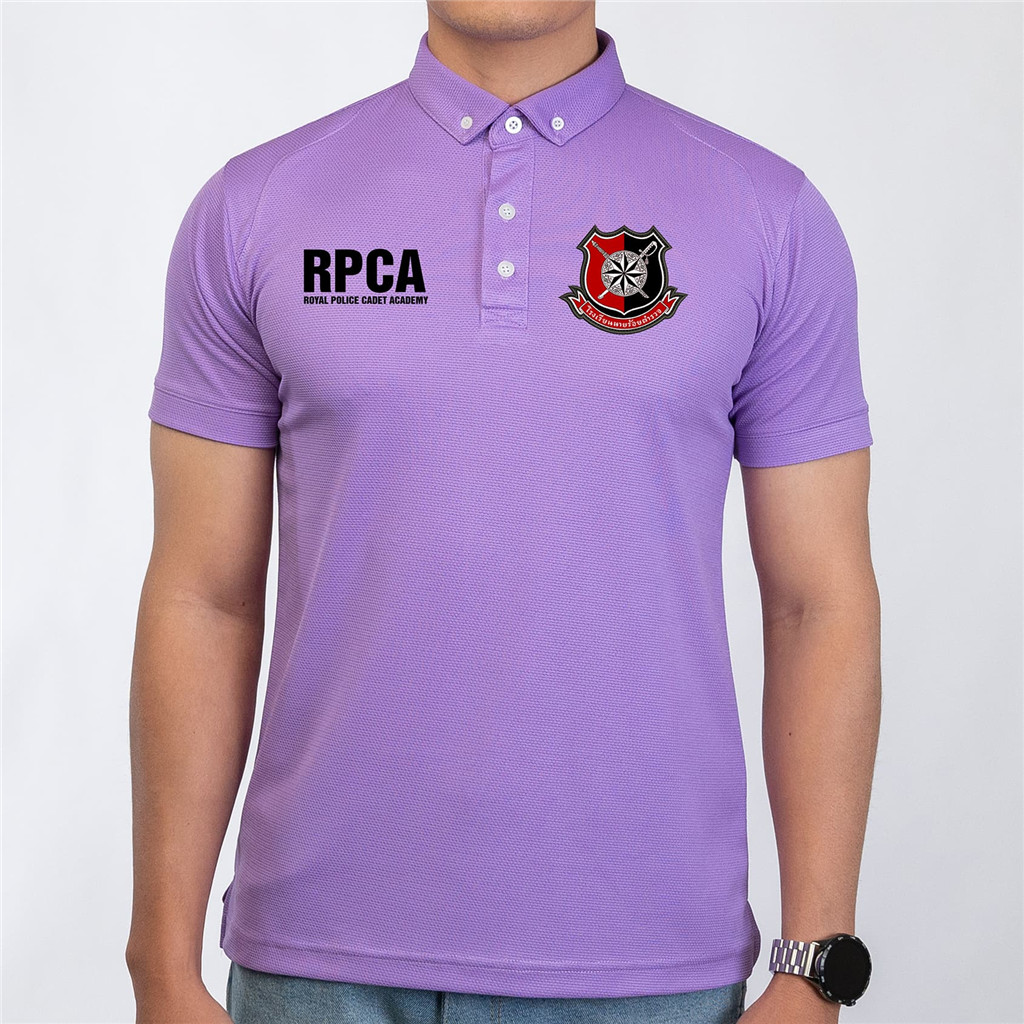 เสื้อโปโลตำรวจจราจรสีดำสำหรับนายkapitanในโรงเรียนตำรวจ - รูปที่ 3