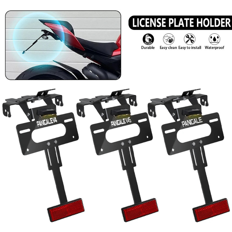 For Ducati Panigale V4 SP2 30° Anniversario 916 2024 - 2025 Motorcycle License Plate Holder Bracket