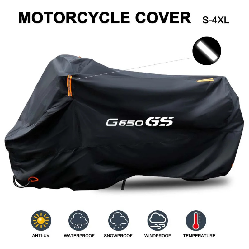 For BMW G650 G 650 GS 650GS Motorcycle Cover Waterproof Outdoor All Season Dust UV Protective Scoot