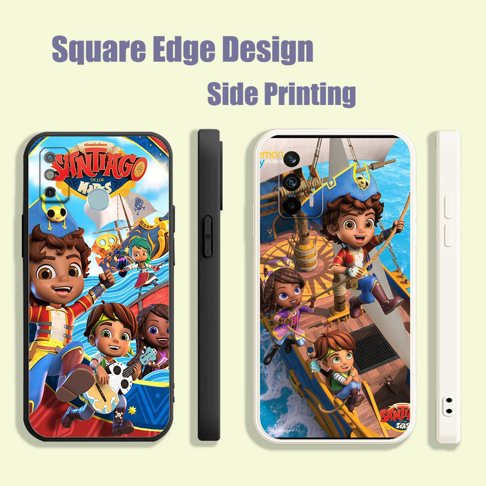 ปลอกสําหรับ Huawei Y9 Prime 2019 Y6 Y6s P40 P30 Lite santiago ของทะเลเคลื่อนไหว BOQ08 เคสโทรศัพท์ขอบ