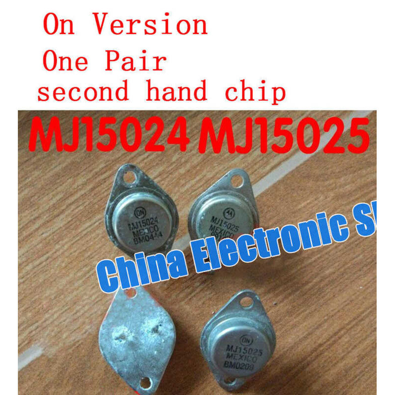 One คู่มือสอง MJ15024 MJ15025 15024G 15025G ชิปหลอด ON Version