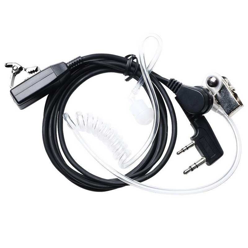 TK Air Conduct ชุดหูฟัง Walkie-Talkie ชุดหูฟังท่ออากาศเหมาะสําหรับ Baofeng UV-5R BF-888S.