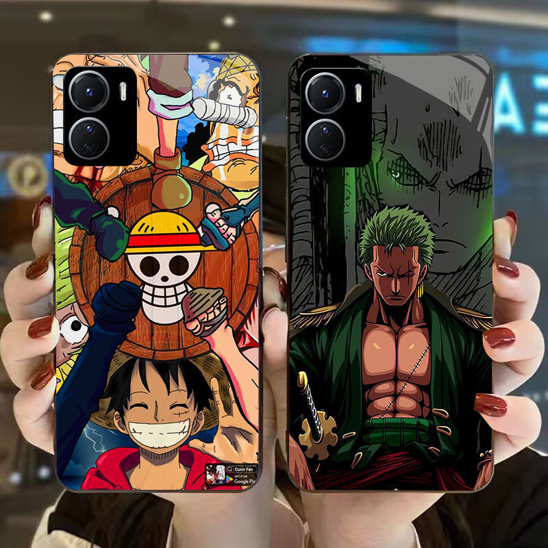 DK-74 One Piece Casing GLASS soft frame สีดํา VIVO iQOO Y16 Z9X Y17S Y15S Y15A Y56 Y36i Y01 Y36 U5X 