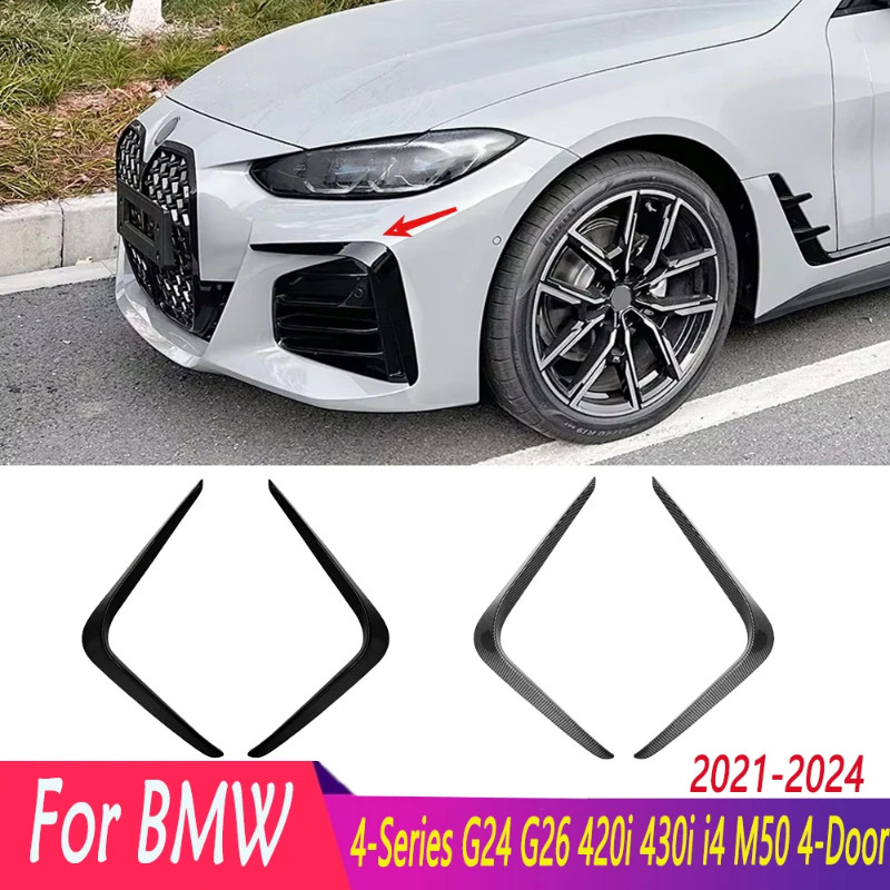 For BMW 4-Series G24 G26 420i 430i i4 M50 4-Door 2021 2022 2023 2024 Front Bumper Side Fog Lamp Cov