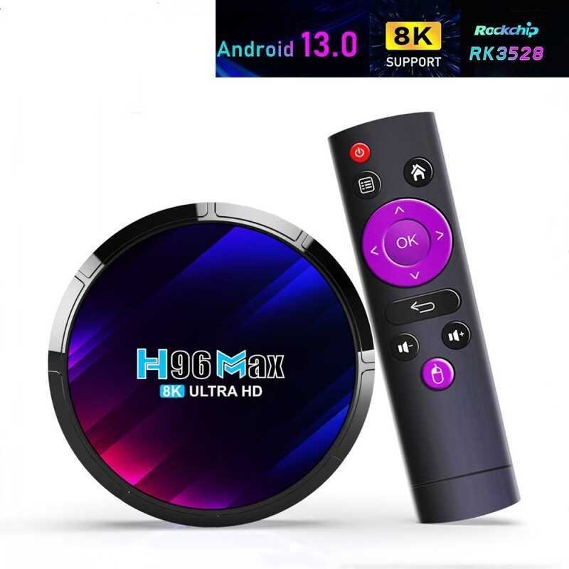 การค้าต่างประเทศสไตล์ใหม่ H96Max Network Set Top Box RK3528 13.0 wifi6 Ultra Clear TV