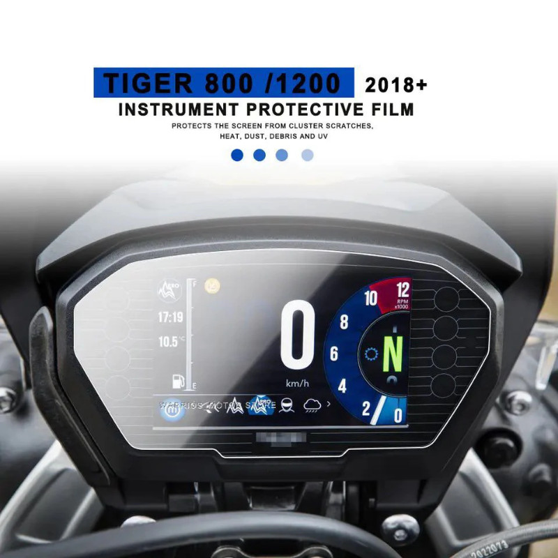 Motorcycle Scratch Cluster Screen HD Instrument Protection Film For Street Triple 765 RS / Moto2 20