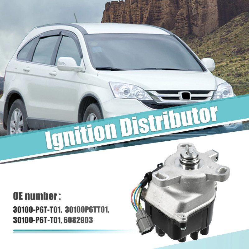 Uxcell Car Replacement Ignition Distributor for Honda CR-V 2.0L DOHC 1999 2000 2001 30100-P6T-T01 6