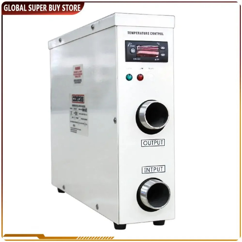 220V 380V 5.5Kw to18Kw Electric Digital Water Heater Pump for Swimming Pool SPA Heater Convenient t