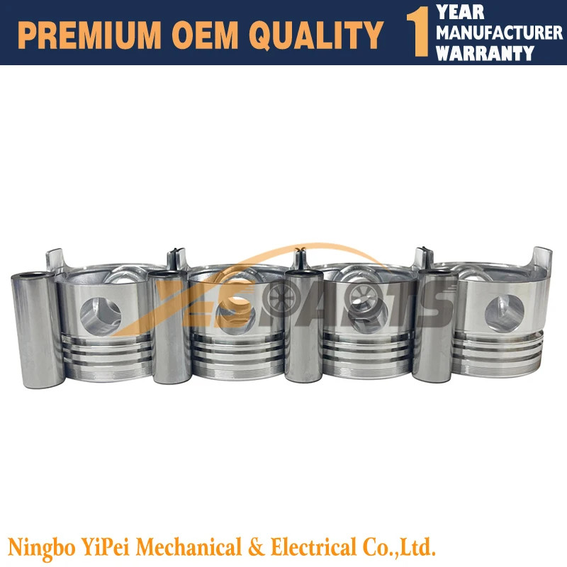 4 sets S3L S3L2 S4L S4L2 Engine Piston 78MM For MITSUBISHI Engine or oversize 0.5