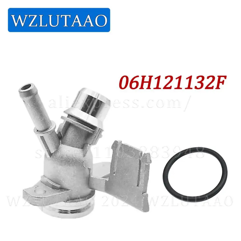 Engine Coolant Water Hose Flange For Audi Q5 A5 A4 A6 1.8T 2.0T For EA888 2008-2017 06H121132F 06H1