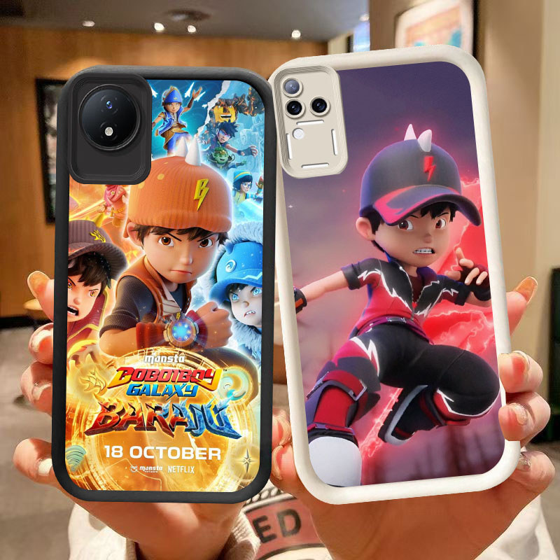 DK-88 Justice Booiboys ปลอกซิลิโคนสีดําและสีขาวสําหรับ VIVO Y29 Y02a V50 V30E V30 T4 Y02 Y02t Pro 5G