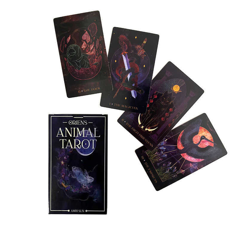 12x7ซม.Oriens Animal Tarot Board Game Zero