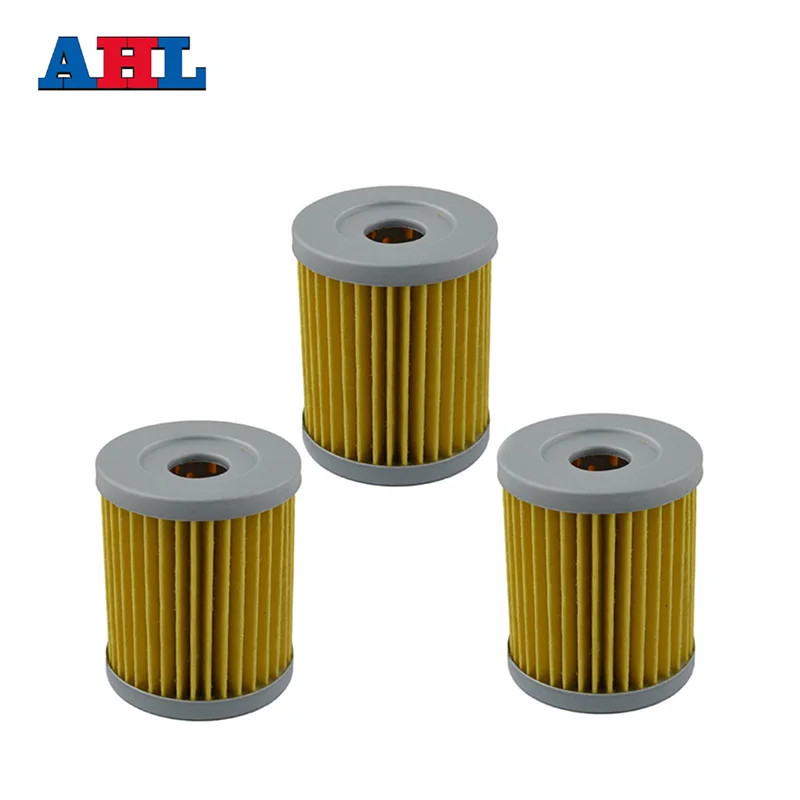 3Pcs Motorcycle Engine Parts Oil Grid Filters For YAMAHA YP400 YP 400 MAJESTY 400 MAJESTY400 Yellow