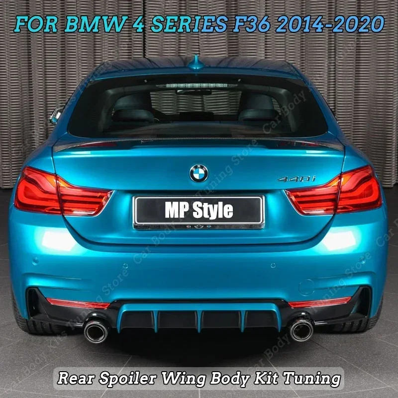 Gloss Black Rear Roof Trunk Spoiler Wing MP Style For BMW 4 Series F36 420d 420i 430i 440i 430d 201
