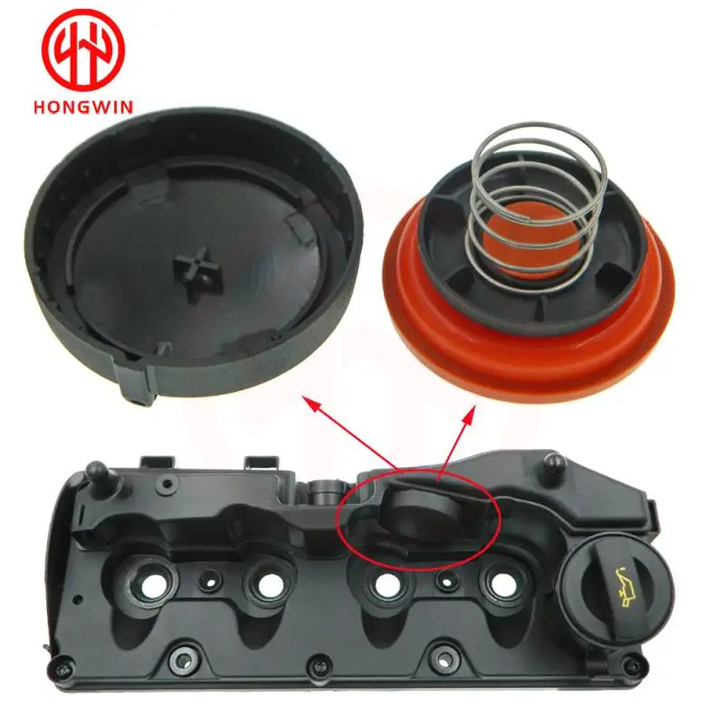 For VAG 1.6TDI, 2.0TDI, 3.0TDI VW Audi A4 A6 Q5 03L103469 059103470AS 03L103469R PCV Valve Cover Wi