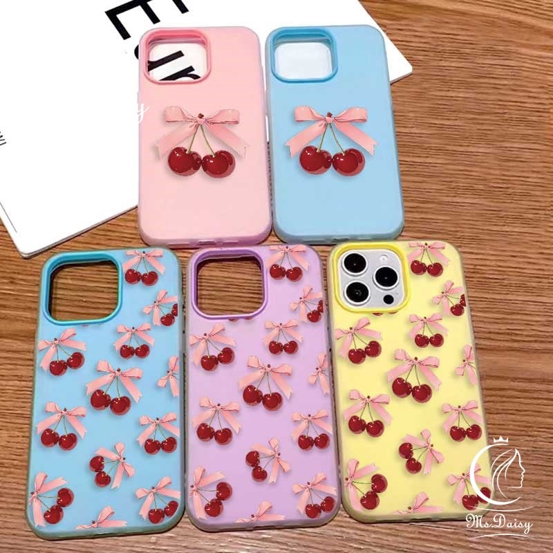 แฟชั่น Cherry Bows เคสโทรศัพท์สําหรับ Infinix X657 X657B X657C X680 X680B X688C X6515 X6525B X6526 X