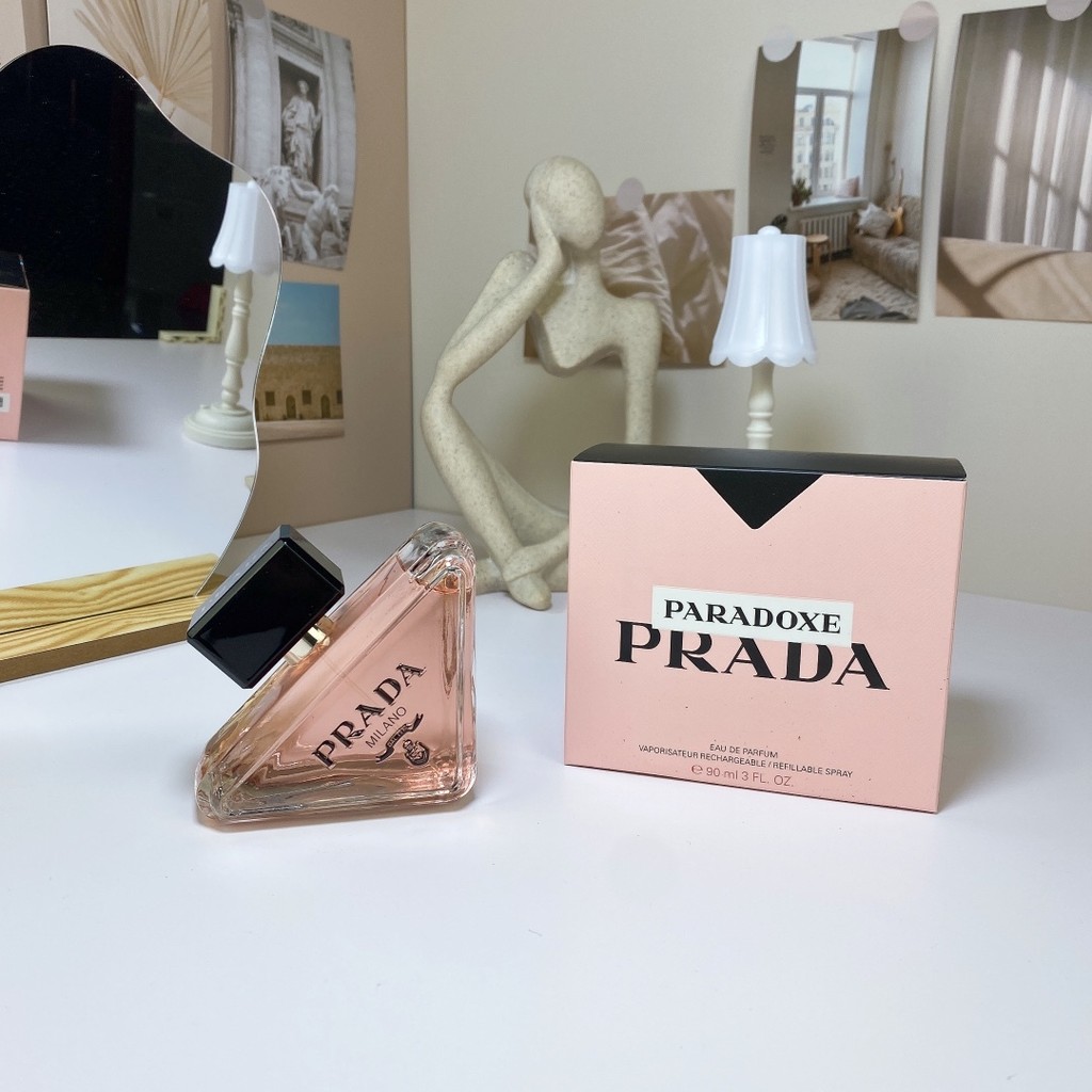 ส่วนลดสําหรับ Straw Time Fashion Style 52Prada Measuled Ladies Strong Perfume คุณภาพ 90ml.❗ Prada {p