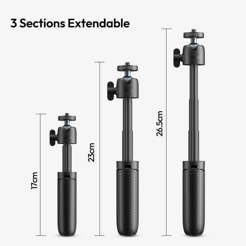 ▥ Ulanzi Mt-88 แบบพกพา Clipmate ขาตั้งกล้อง Selfie Stick พร้อมสกรู 1/4 กระเป๋าเป้สะพายหลังสําหร