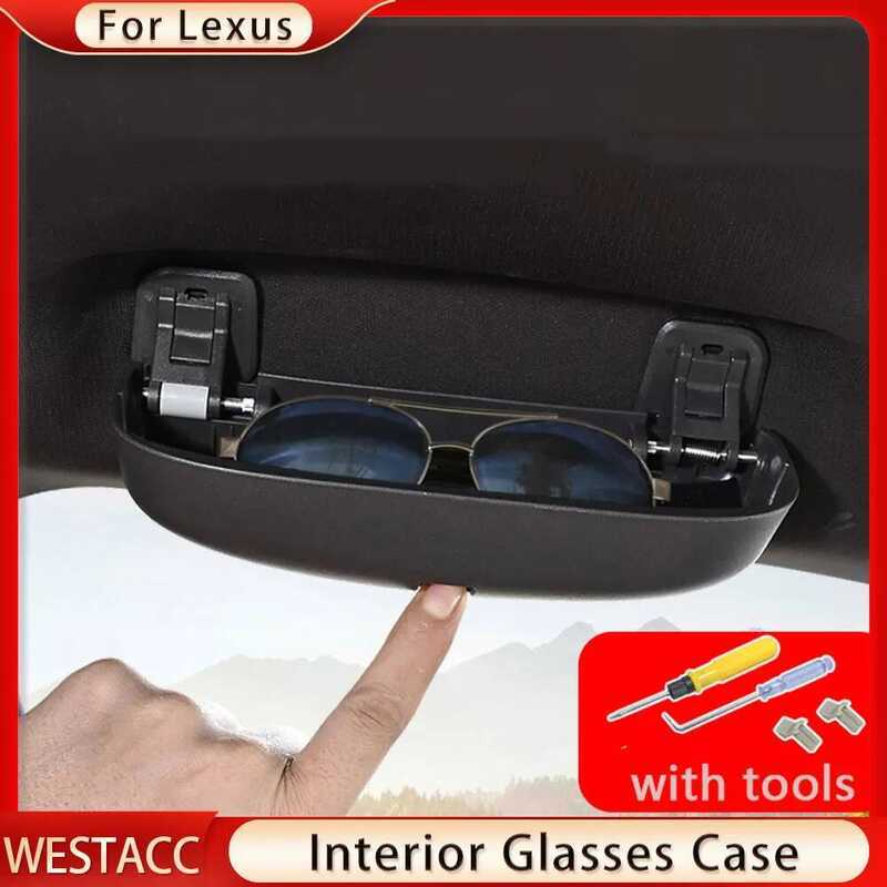 C Car Glasses Box Case Holder For Lexus Es250 240 2018-2021 Rx350 330 2016-2020 Is300 Is350 Is500 2