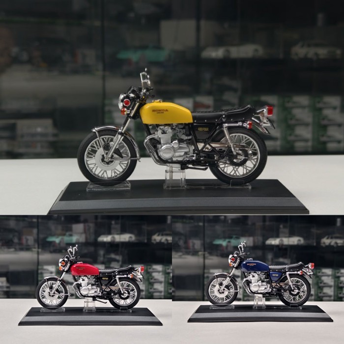 Aoshima Aoshima 1/12 Honda CB400 FOUR รถจักรยานยนต์สําเร็จรูปรุ่นคอลเลกชันของขวัญ