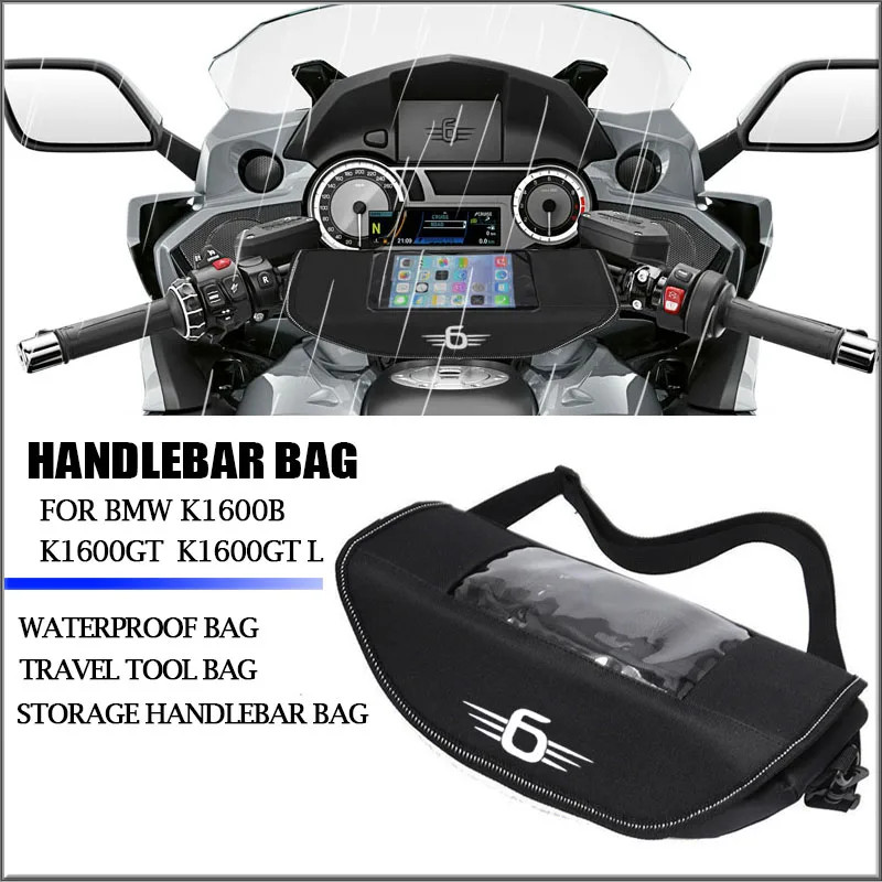 For BMW K1600B K1600GT K1600GTL K1600 K1600 B GA Motorcycle Accessories Handlebar Waterproof Storag