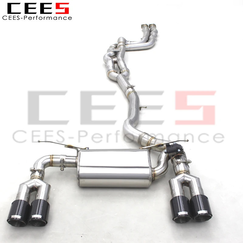 CEES Factory Valved Exhaust Catback For BMW M2 Competition/M2C 3.0T F87 2018-2023 304 Exhaust Pipes