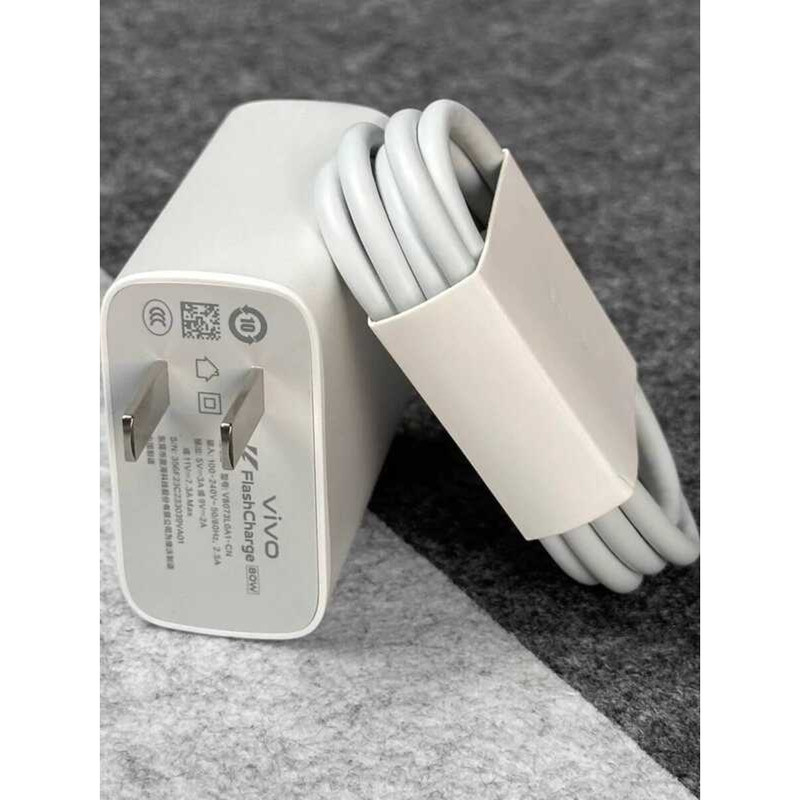 ชุดชาร์จ Vivo Original 80W#闪充手机超级快充XFold3 S18 S18Pro S17 S15 Pro X80 X90Pro+เหมาะสําหรับ Z9