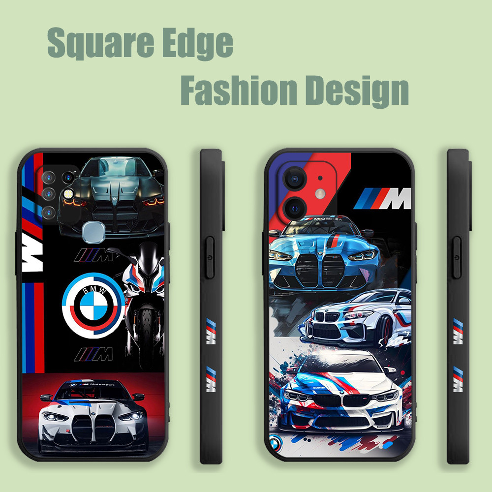 ปลอกสําหรับ Tecno Pova Neo 3 Spark 20 Pro 19 Pro 6 Pro Go 30 30C Bmw M4 Gt4 MSK12 เคสโทรศัพท์ขอบสี่เ