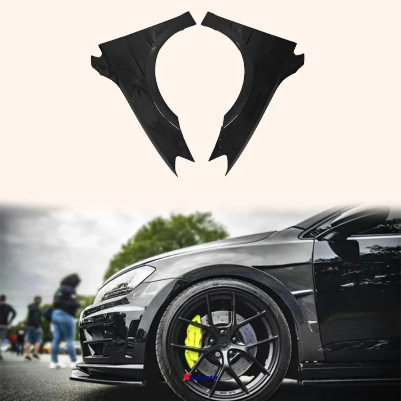 For Golf  VW MK7 GTI TSI R Carbon Fiber Vented Fender Replacement