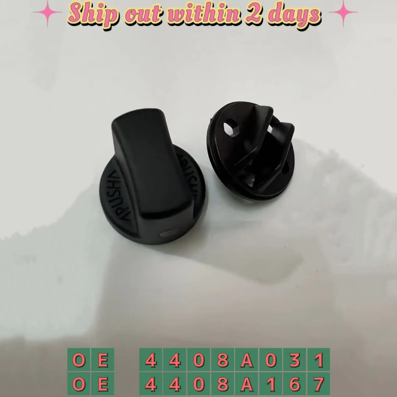 4408A167 4408A031 Ignition Start Switch Knob Cap & Insert forMitsubishi Keyless Lancer Outlander