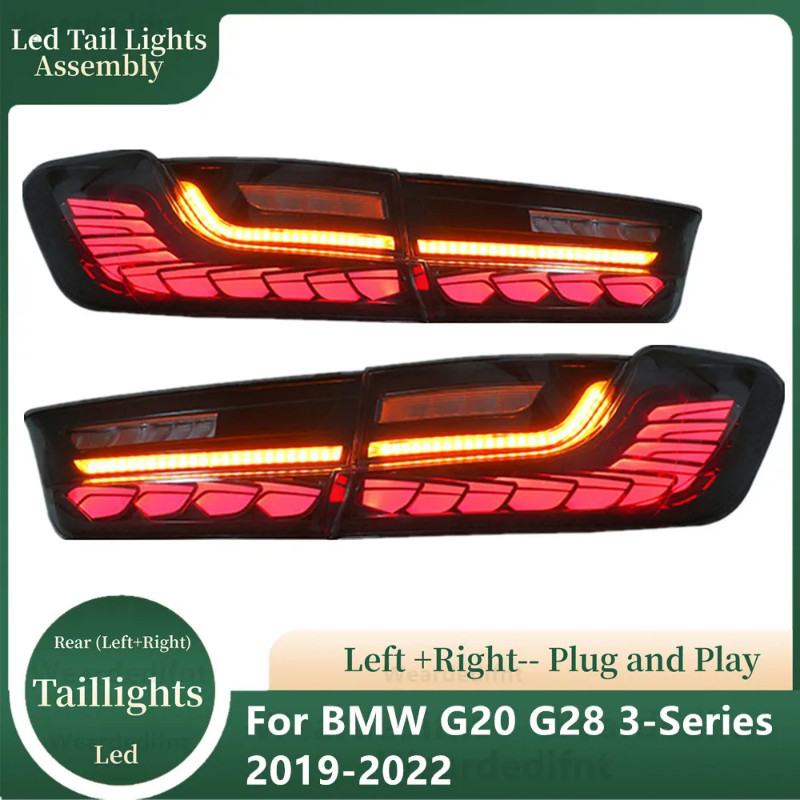 Car LED Tail Lights For BMW G20 G80 3 Series 320i 325i 330i 335i Lamp M3 Rear DRL Brake Animation A