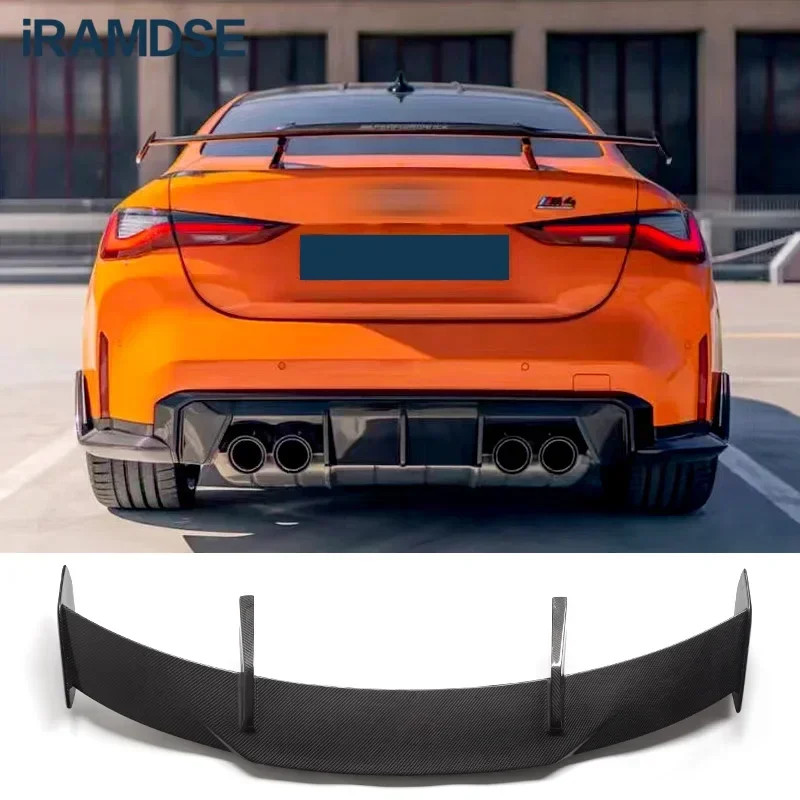 Spoiler for BMW G82 G22 G26 M4 4 Series Carbon Fiber Car Rear Boot Wing M430i M440i 2021 2022 Acces