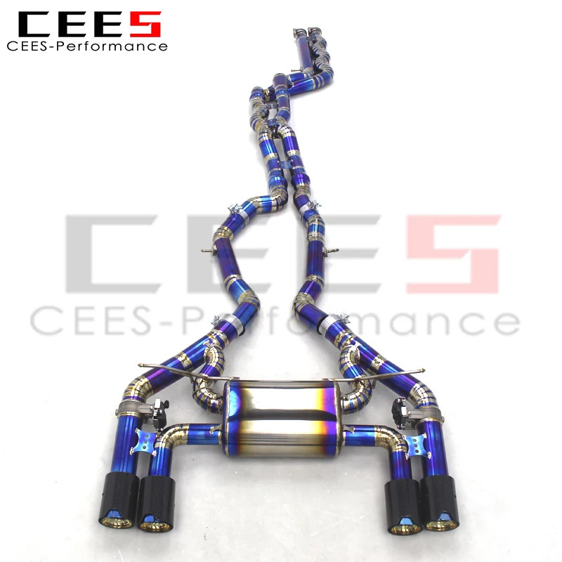 CEES  Automobile Exhaust Catback System All Titanium Exhaust For BMW M2C/M2 Competition F87 3.0T 20