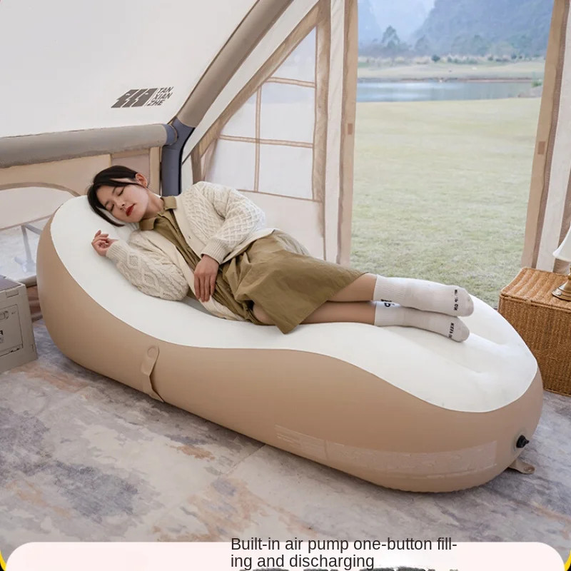 Automatic inflatable sofa outdoor portable camping tent home single camping lazy air mattress bed
