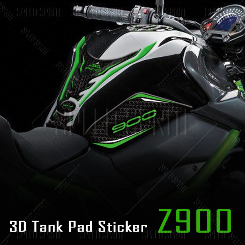 For Z900 z900 3D Motorcycle Fuel Tank Sticker Oil Gas Cap Cover Protector Decals Kit Accessories Wa