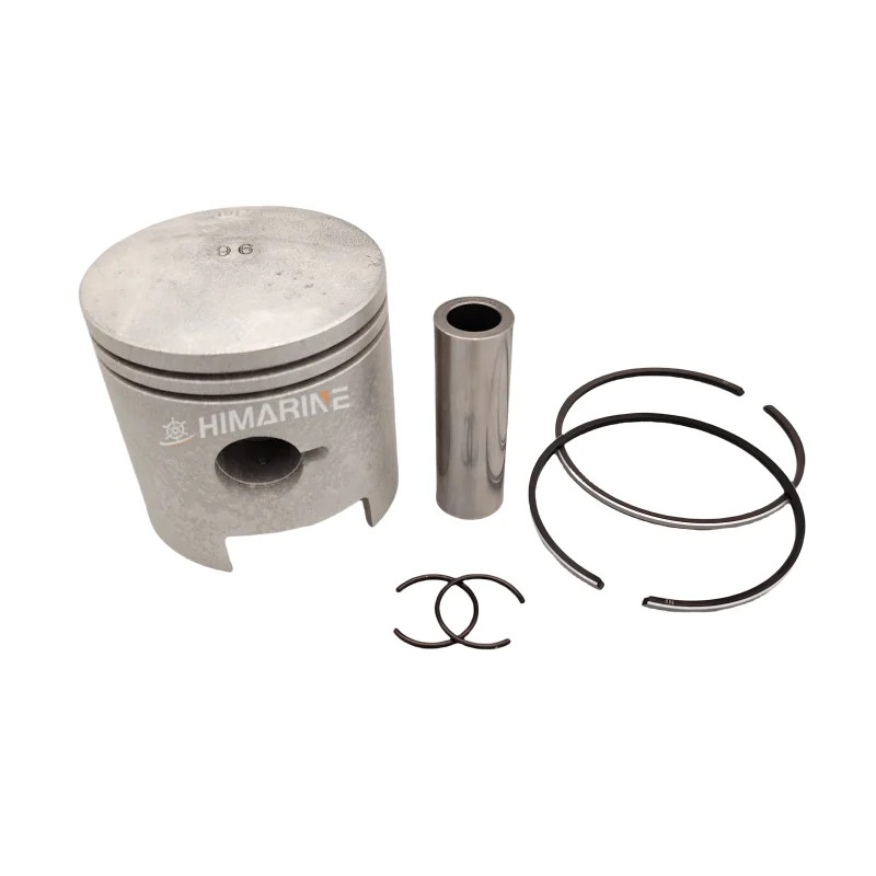 Himarine 61N-11631 Piston & Piston Ring Set (Std) For Yamaha 2 Stroke Outboard Motor 25HP 30HP 72mm