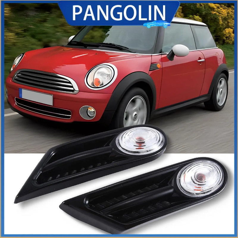 PANGOLIN Smoke Side Marker Light Lamp For BMW MINI COOPER R56 R57 With IP67 Waterproof ABS+PC Const