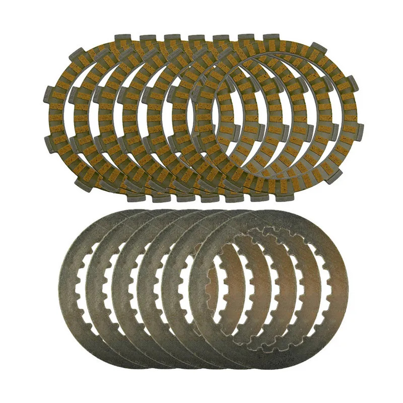 A set Motorcycle Engine Parts Clutch Friction Plates Kit & steel plates For SUZUKI DR250 1996-2008