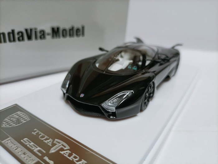 PandaVia 1 43 PandaVia PandaVia Lizard Two-Door Supercar รุ่น SSC Tuatara สีดํา